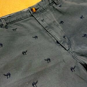 MERONA Men’s Flat Front Shorts With Camel Print 🐪